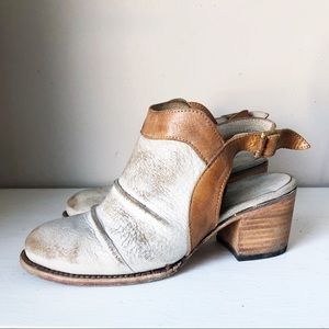 EUC Freebird by Steven Leather “Leo” Mule Bootie